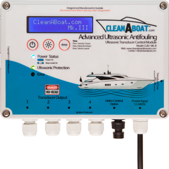 CleanABoat Ultrasonic Antifouling MK.III